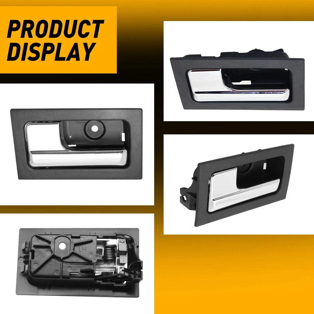 Inside Door Handle Driver Left Platinum Chrome for Ford F150 (2009-2014)