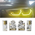 4x Yellow Angel Eye DRL LED Running Board for BMW X1 F48 LCI (2015–2023)