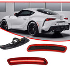 2X Smoked Red LED Side Marker Lights for Toyota GR Supra (2020–2024)