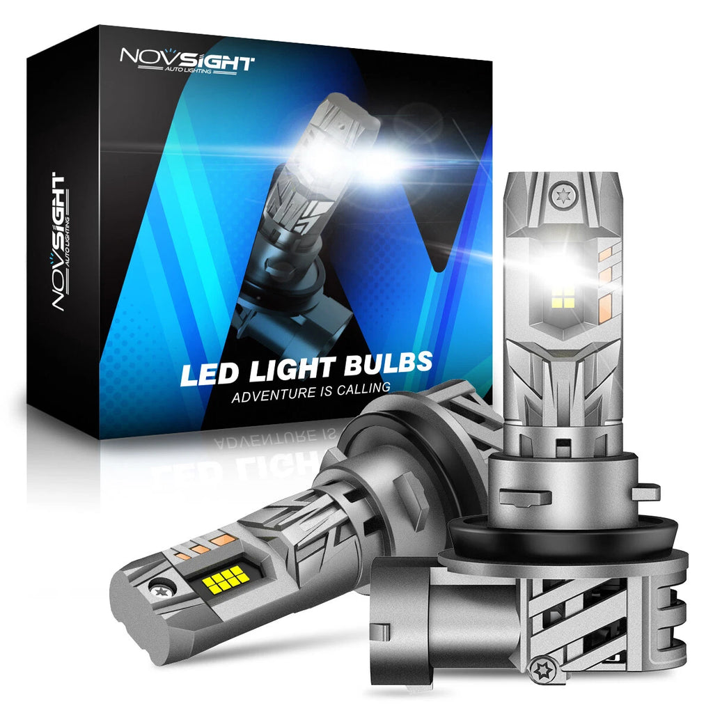 H11 LED Headlight Bulbs Kit for Low Beam (20000LM 6500K, 90W, 2X)