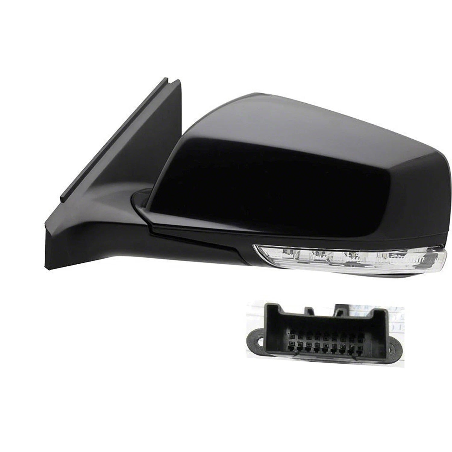 Driver Side Power Door Mirror Replacement Heated Glass for Ford F-150 (2015–2020)