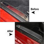 2X Door Sill Scuff Guard Plate Cover Trim for Alfa Romeo Giulia (2015–2019)
