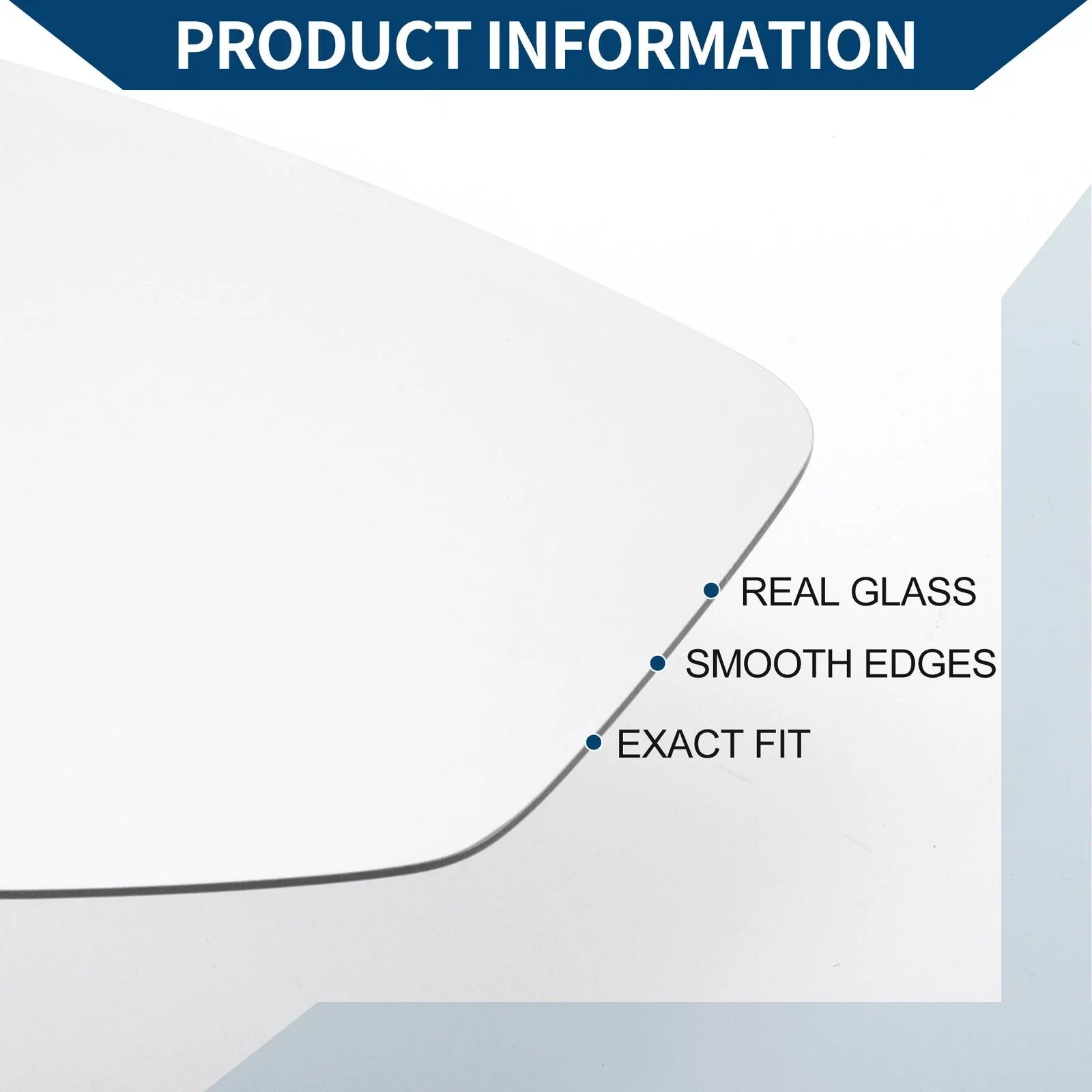 Heated Left Side Mirror Glass for Honda Accord (2013-2017)