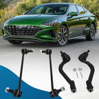 Set of 2 Front Left Right Sway Bar Links Outer Tie Rod for Hyundai Sonata (2011–2014)