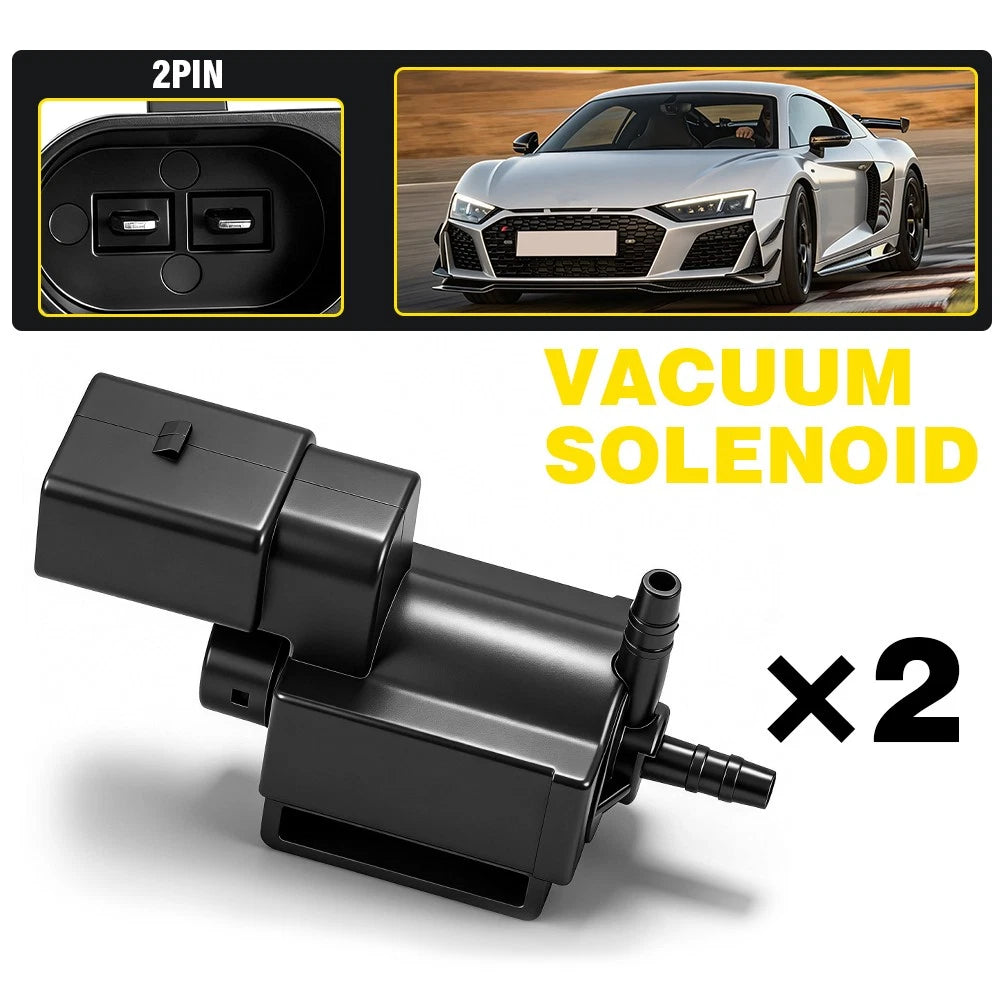 2X EGR Vacuum Solenoid Valve for Audi A3 Cabriolet (2008–2013)