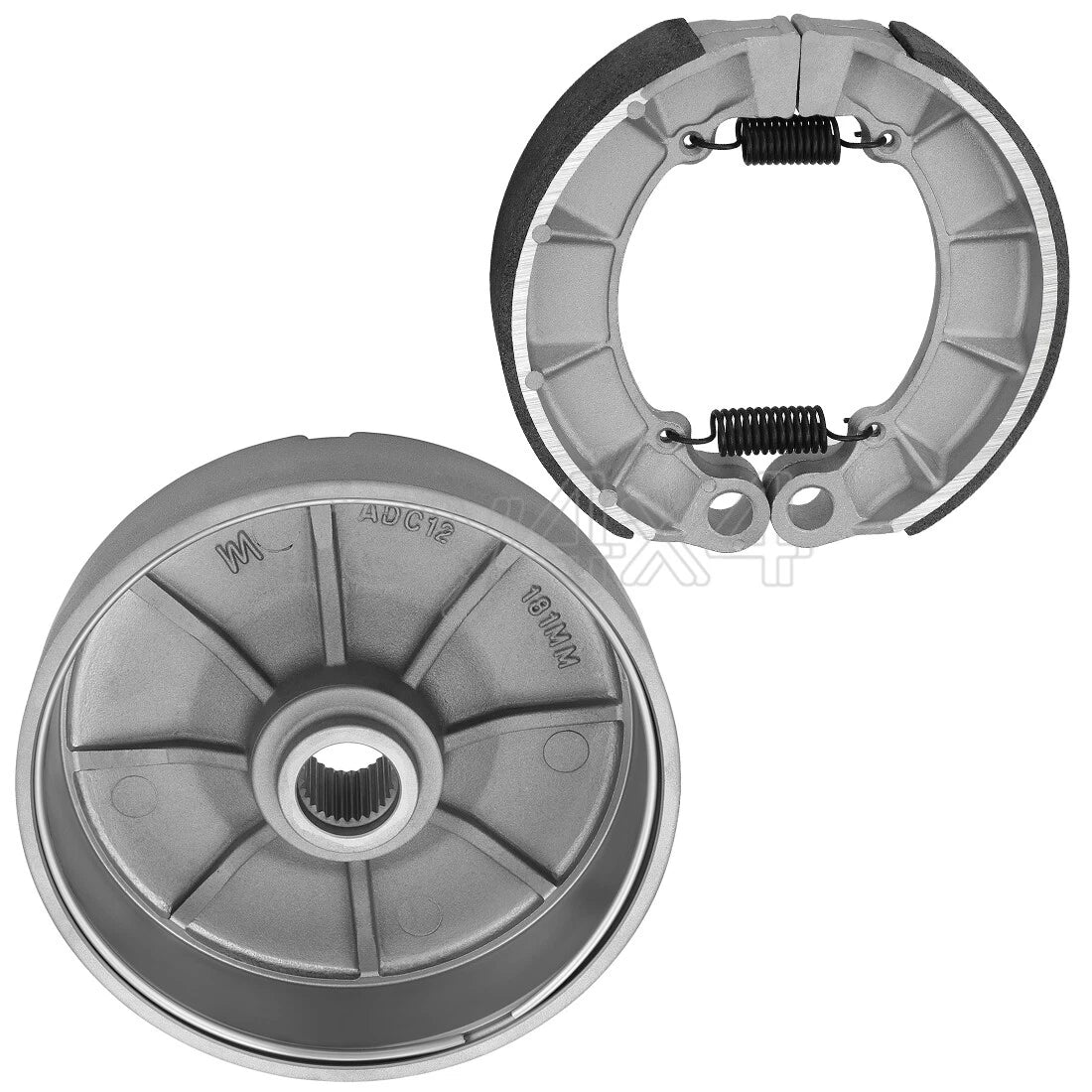 Rear Brake Drum with Brake Shoes for Honda Foreman Rubicon 500 TRX500FA (2001–2014)