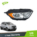 Headlight for Ford EcoSport (2018–2023) Right Chrome Halogen W/DRL