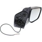 Power Mirror Set for Nissan Titan (2004–2015) Manual Folding Textured Black