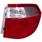 Replacement Passenger Outer Tail Light Lens Housing for 2005-07 Honda Odyssey