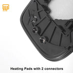 Left Side Heated White Mirror Glass for Honda Civic (2001–2005)