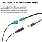 Antenna Adapter Cable for Stereo FM AM Radio Fakra Z to DIN Plug