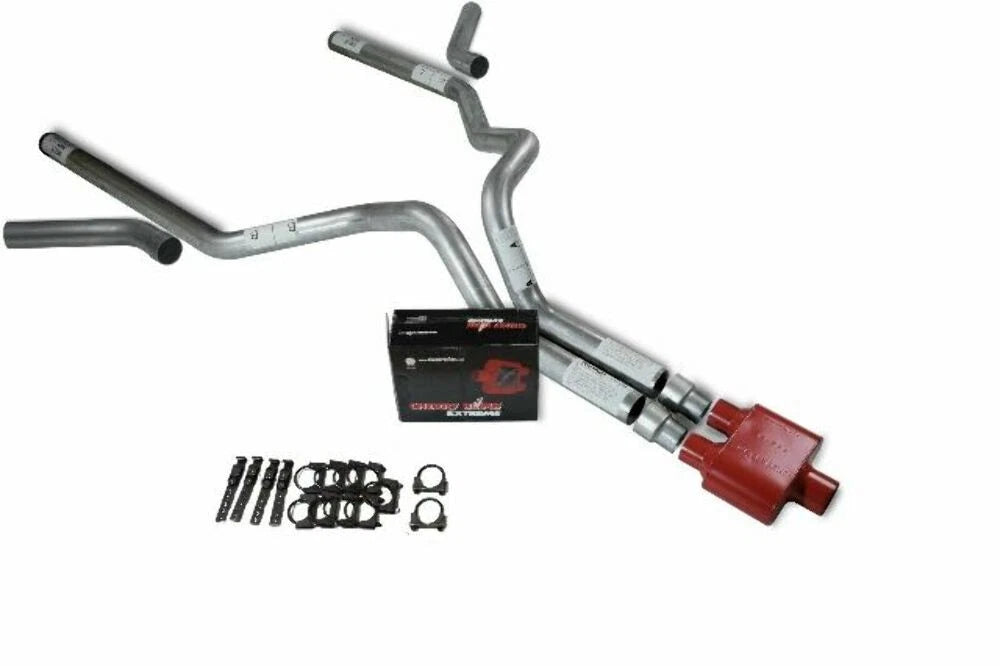 Dual Exhaust Kit for Chevy GMC 1500 (2019–2025) - 3" Cherry Bomb Extreme