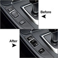 Gear Shift Button Trim for BMW F20 F21 F22 F23 F30 F31 F34 F32 F33 F36 Black
