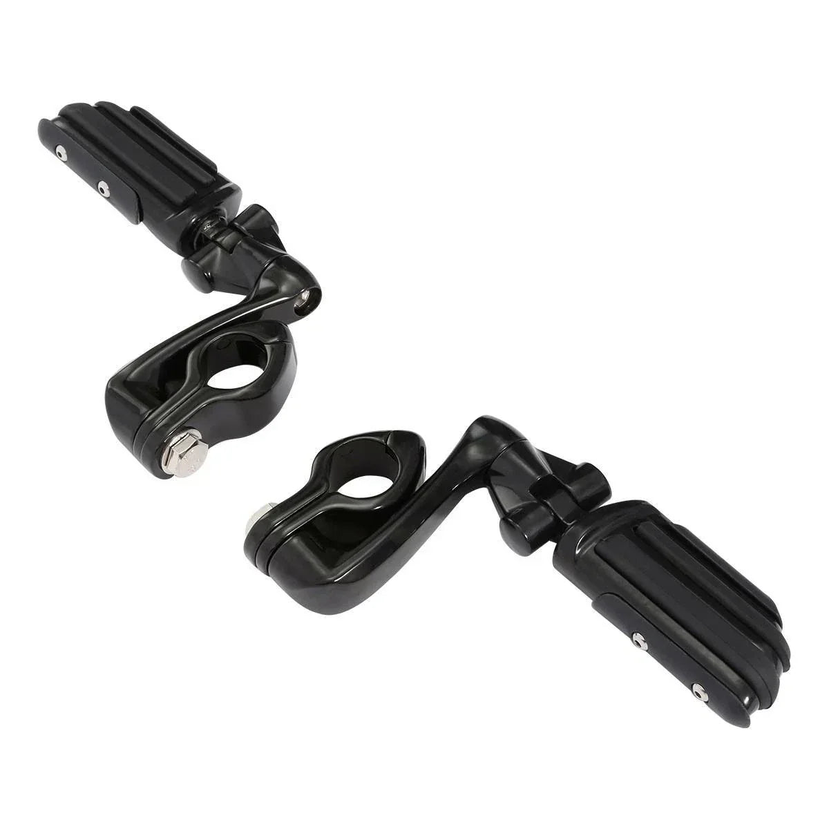 1 1/4" Engine Guard Highway Adjustable Male Mounting Footpegs for Motorcycle