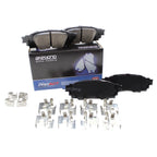 Set of 4 Akebono Rear Ceramic Brake Pads for NX300 RX350 C-HR Camry RAV4