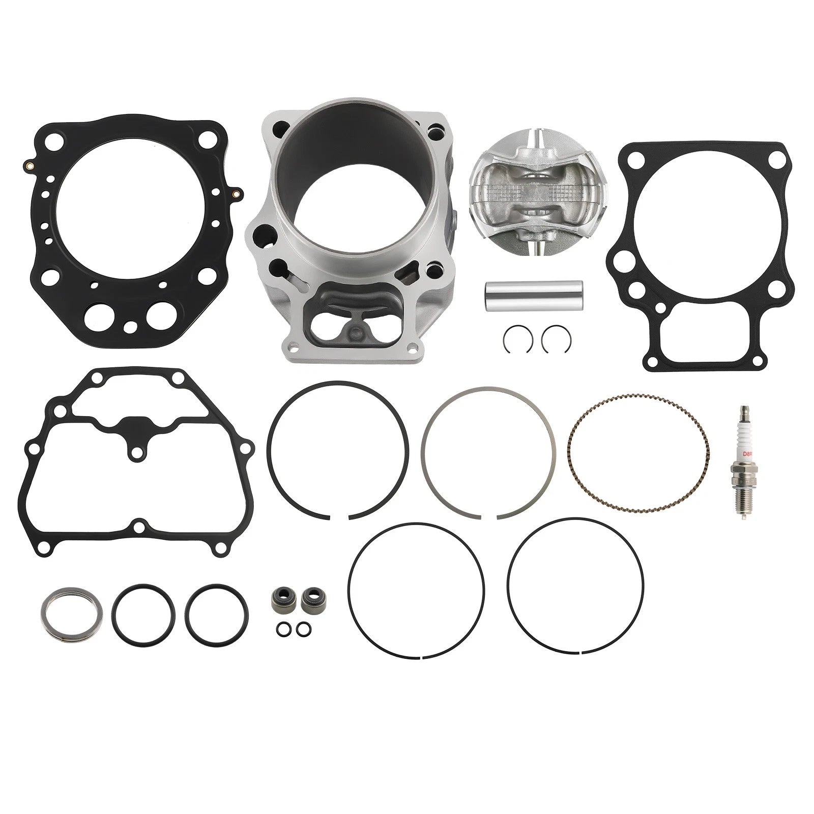 Top End Rebuild Kit with Cylinder Piston Rings Gasket for Honda Foreman TRX520 (2020–2024)