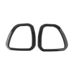 2X Black Rear Seat Adjustment Switch Frame Trim for Jeep Wrangler JL (2018–2021)