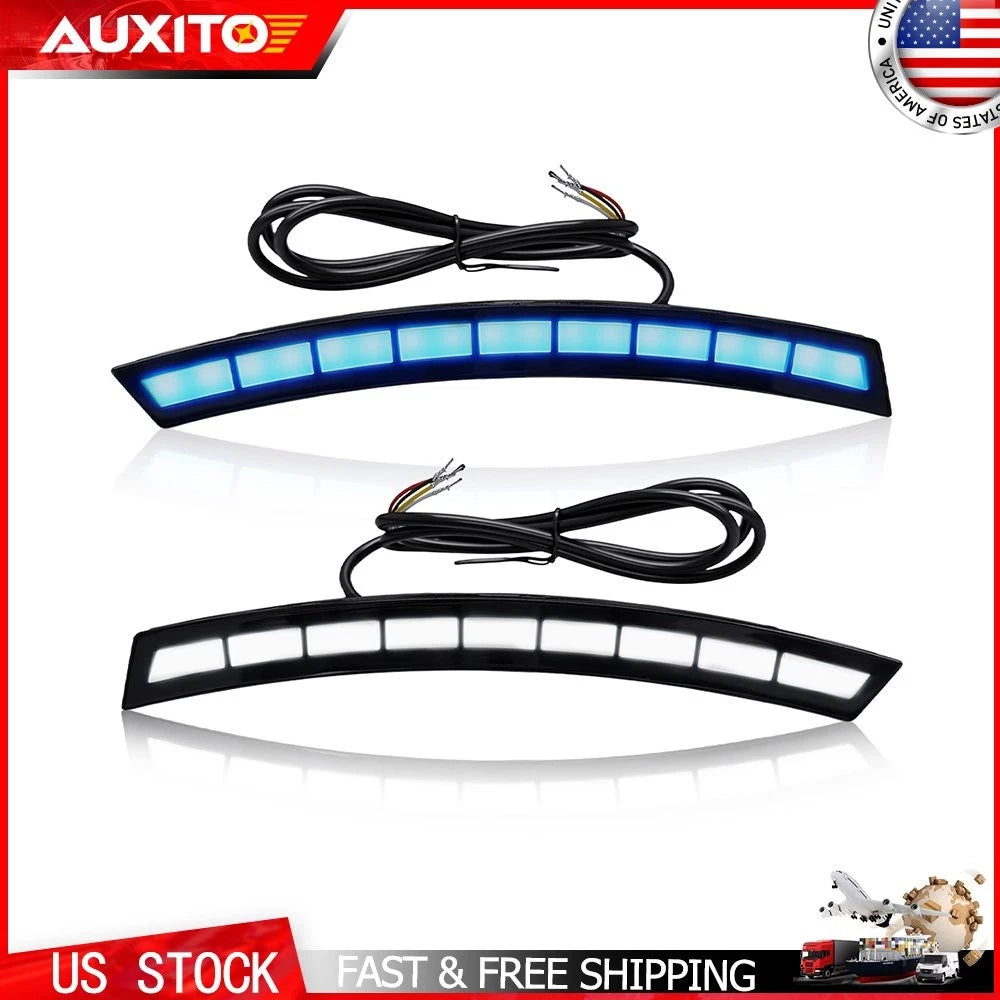 2X Side LED Daytime Running Lights Smoked Lens for Honda CR-V (2023–2024)