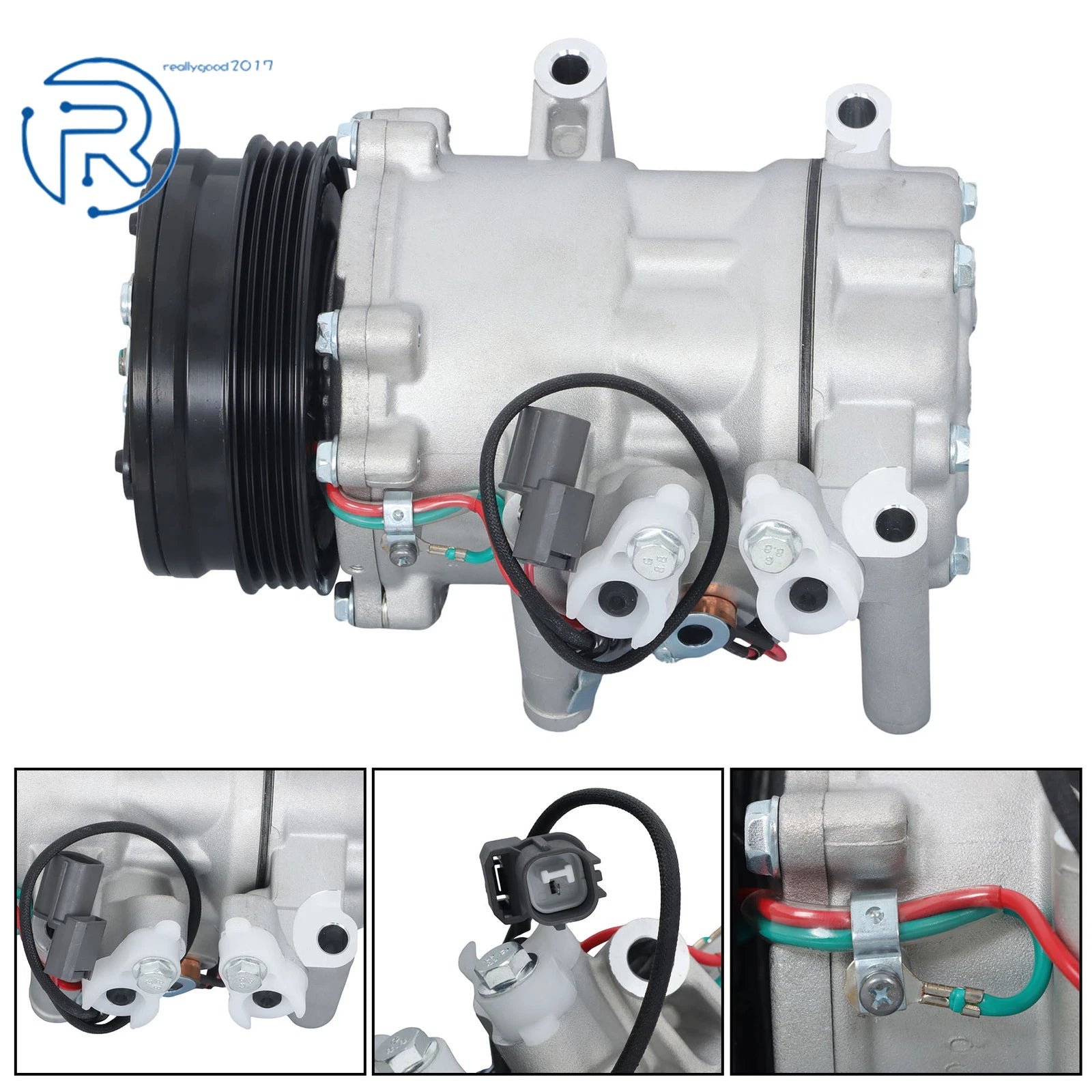 A/C Compressor with Clutch TRS090 for Honda Civic (1994–2000), CR-V (1997–2001)
