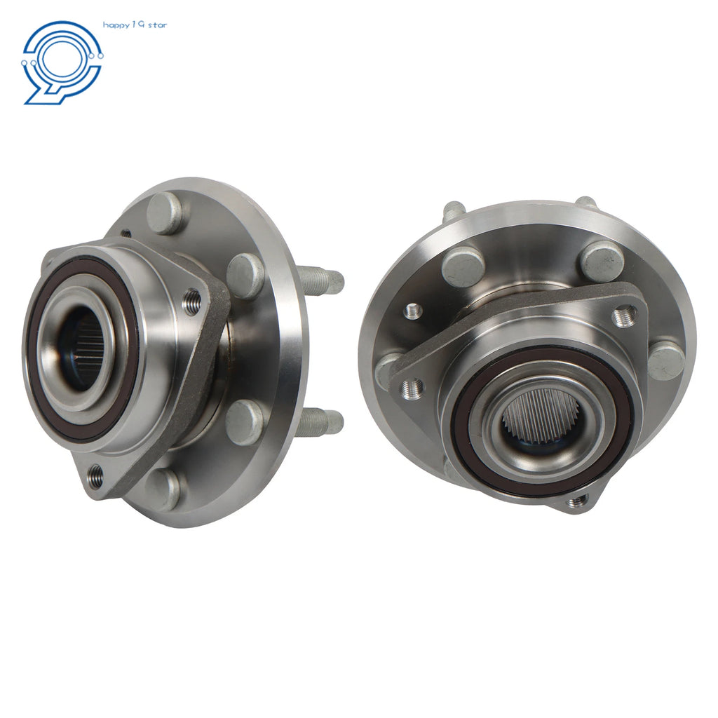 2 Front Wheel Hub Bearings for Chevy Traverse GMC Acadia Buick Enclave (2009–2017)