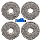 Set of 4 Microfiber Mop Pads for Dreame X10+ X20+ (2021–2023)