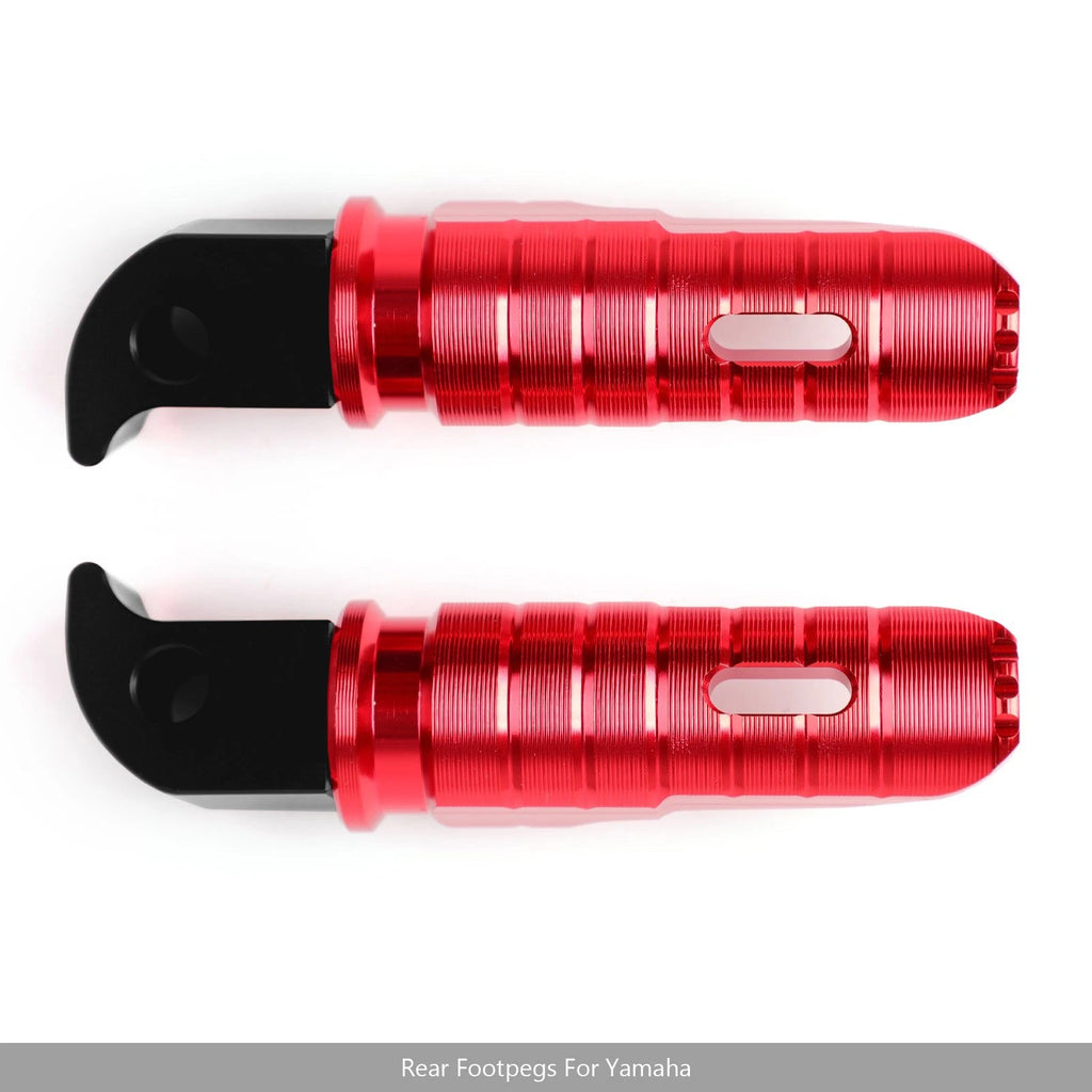 Set of 2 Foot Pegs for Yamaha MT10 MT09 R3 R6 R25 XJR900 Tracer (1200-1300)