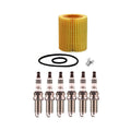 Wix Engine Oil Filter & NGK 6 Laser Iridium Spark Plugs for GS300 GS350 (1998–2019)