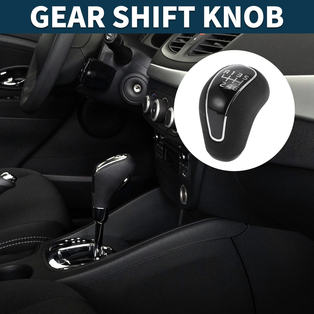 6 Speed Manual Gear Shifter Knob for Kia Forte Cerato K3 (2012–2016) Faux Leather