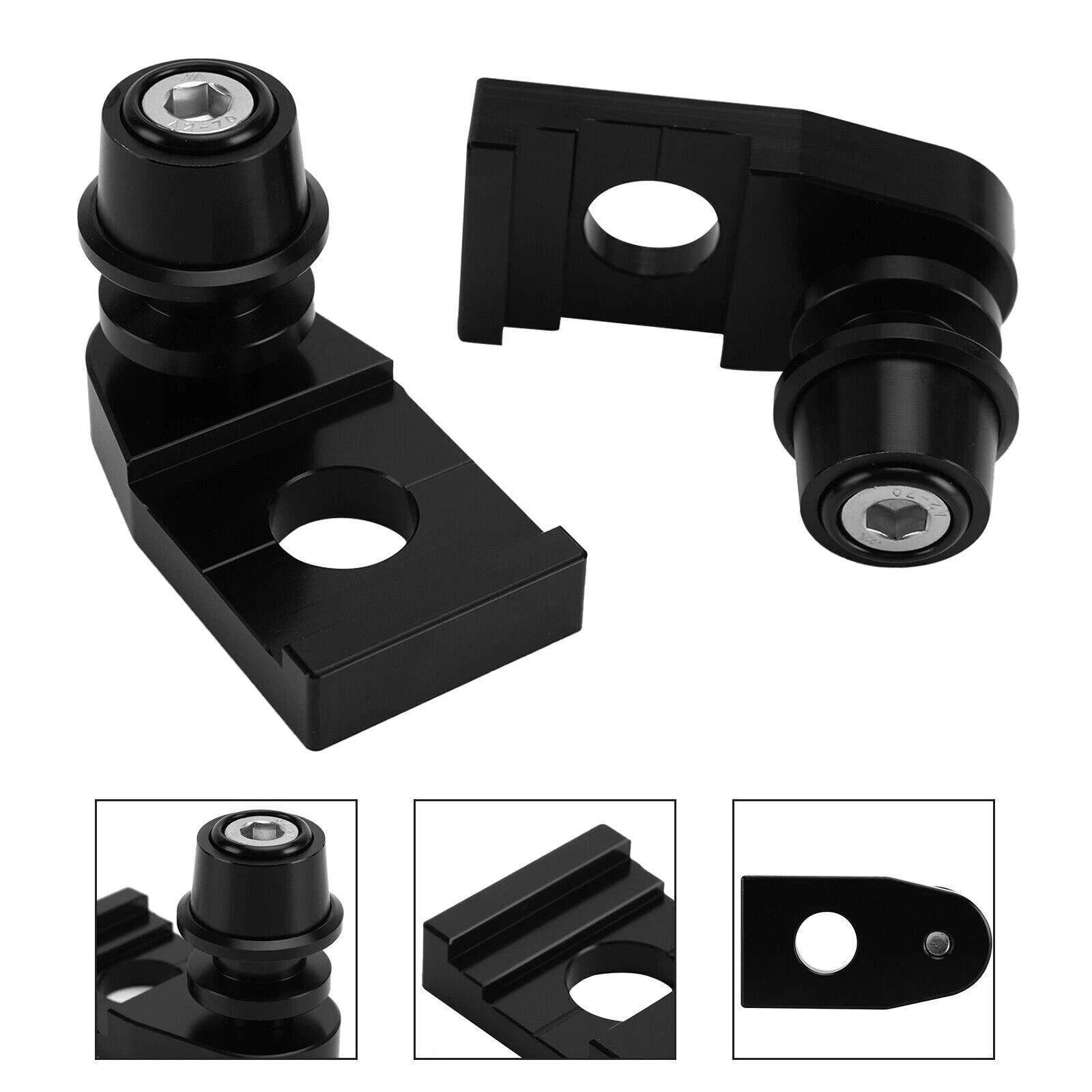 CNC Chain Adjuster Block with Stand Spool for Yamaha Tenere XTZ700 (2019–2021)