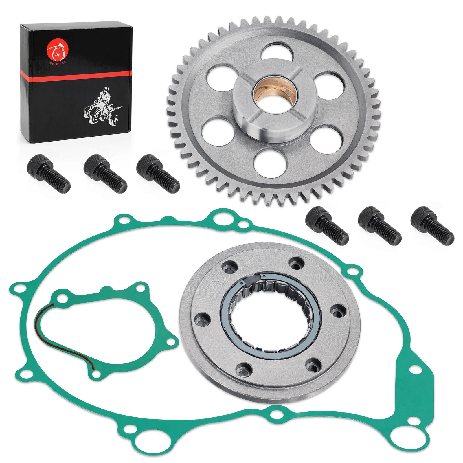 One Way Bearing Starter Clutch Gear 52T for Yamaha YFM660R Raptor 660R (2004–2005)