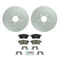 Set of 2 Bosch Rear Solid 324mm Rotors & Ceramic Brake Pads for Mazda CX-9 (2007–2015)