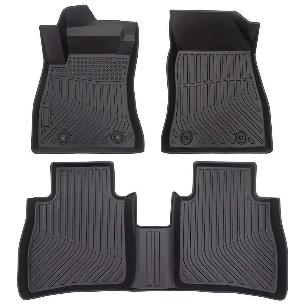 Set of 4 TPE Rubber All Weather Floor Mats for Nissan Sentra (2014–2019)