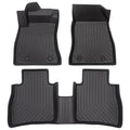 Set of 4 TPE Rubber All Weather Floor Mats for Nissan Sentra (2014–2019)