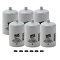 Set of 6 Wix 33472 Fuel Water Separator Filters for Heavy Duty Applications