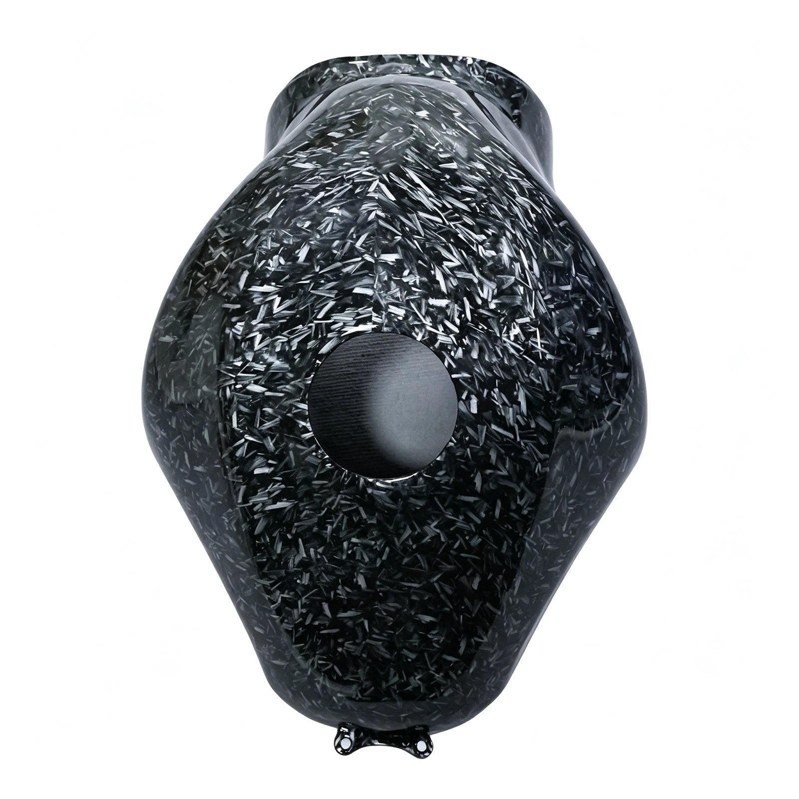 Forged Carbon Fiber Fuel Gas Tank Cover for Suzuki Hayabusa GSX1300R (2008–2020)
