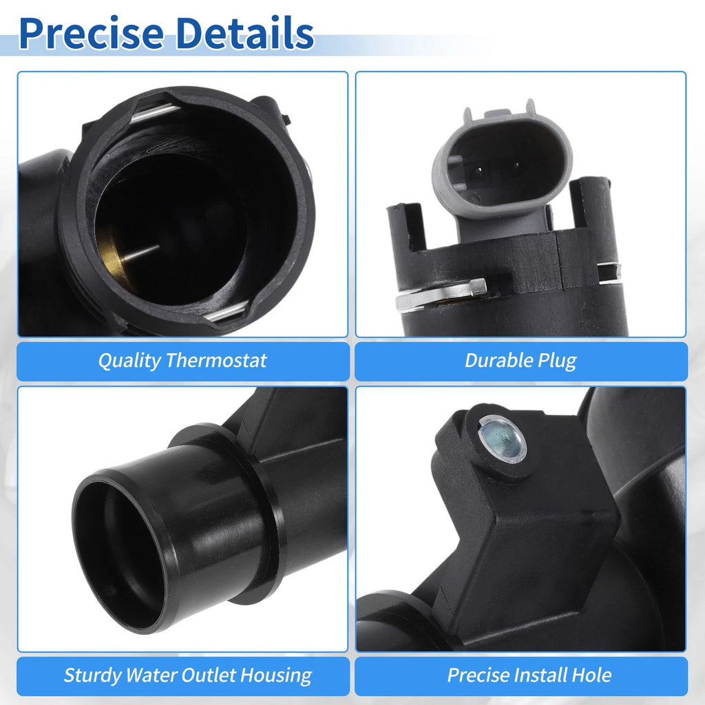 Engine Coolant Thermostat Housing Assembly No. 6512002800 for Mercedes-Benz E250 (2010–2016)
