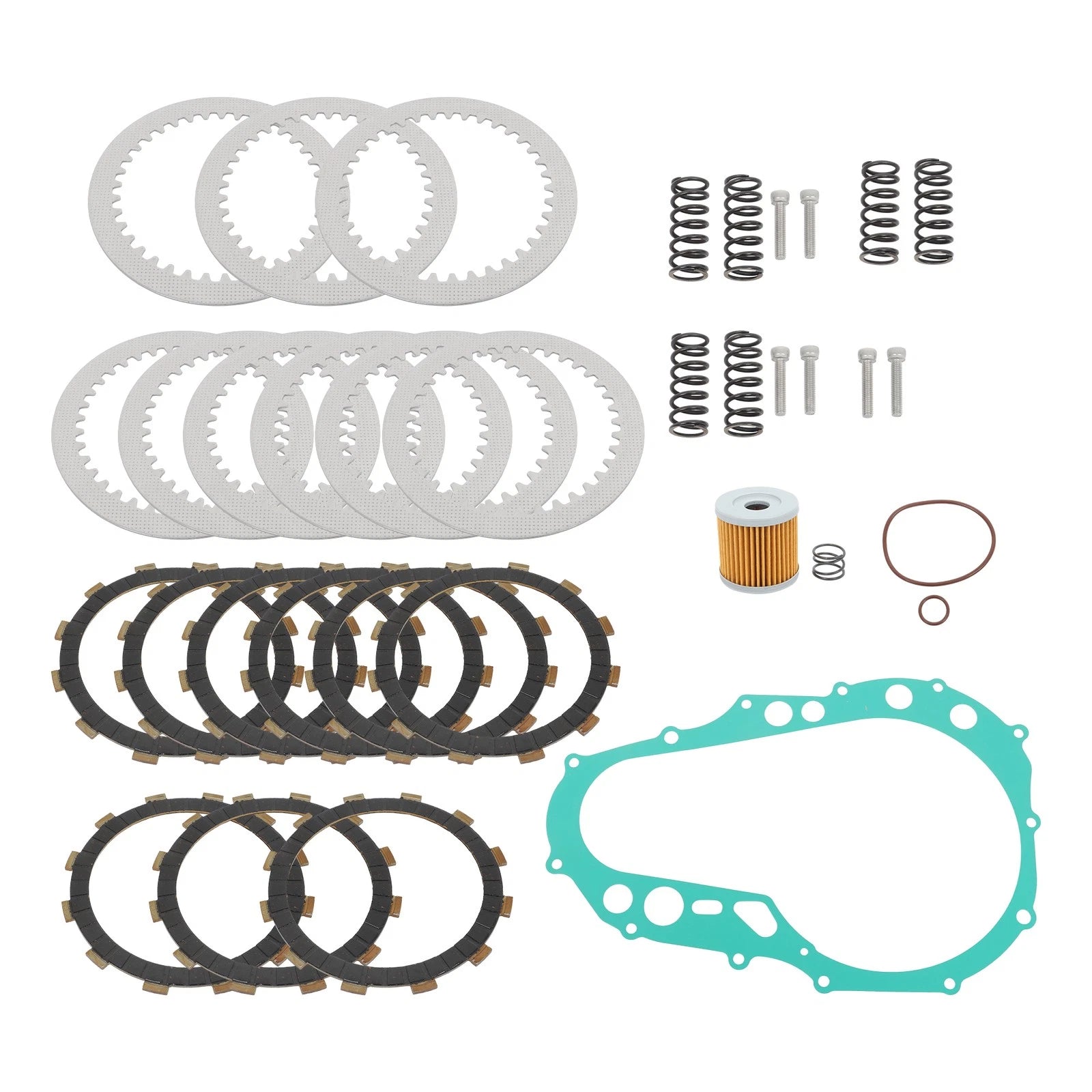 Clutch Friction Steel Plates Kit for Suzuki QuadSport Z400 (2003–2014)