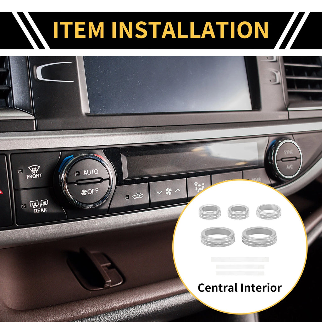 Air Conditioner Volume Switch Knob Cover Ring for Ford Maverick (2022–2023)
