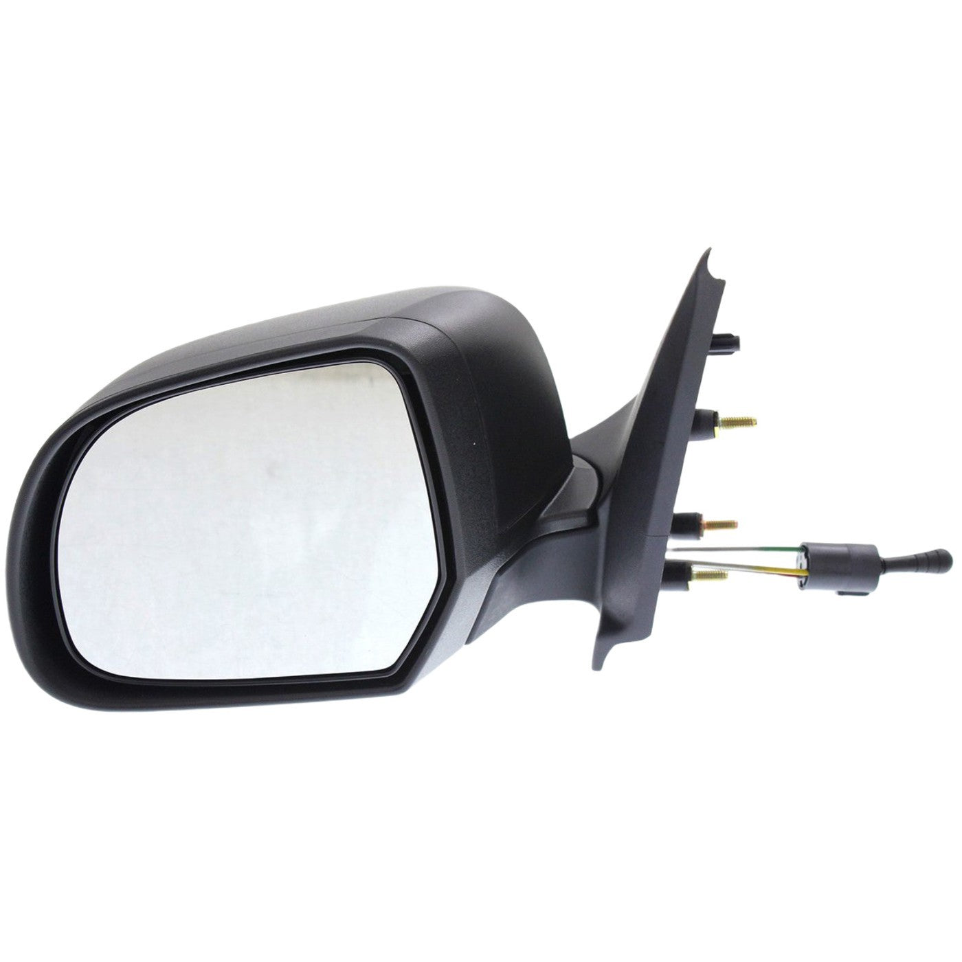 Manual Remote Mirror for Nissan Versa Sedan (2012–2015) Black