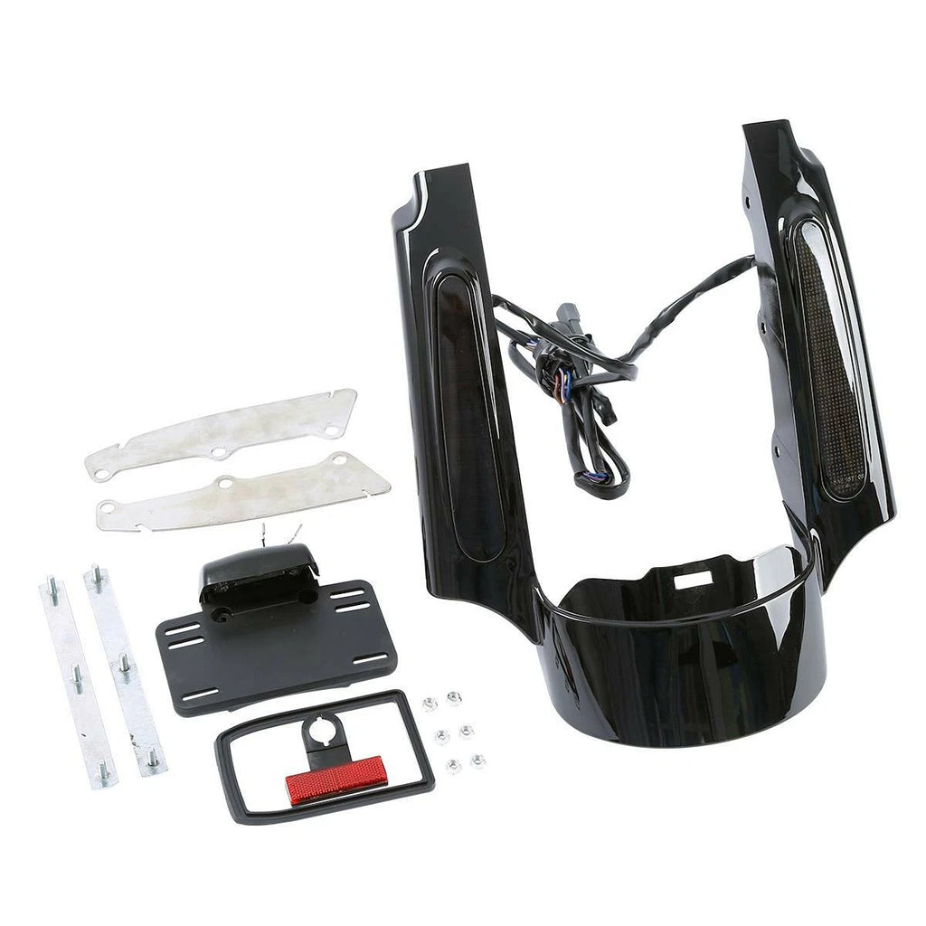 Rear Fender Fascia with Red Light for Harley Touring Road Glide King (2009–2013)