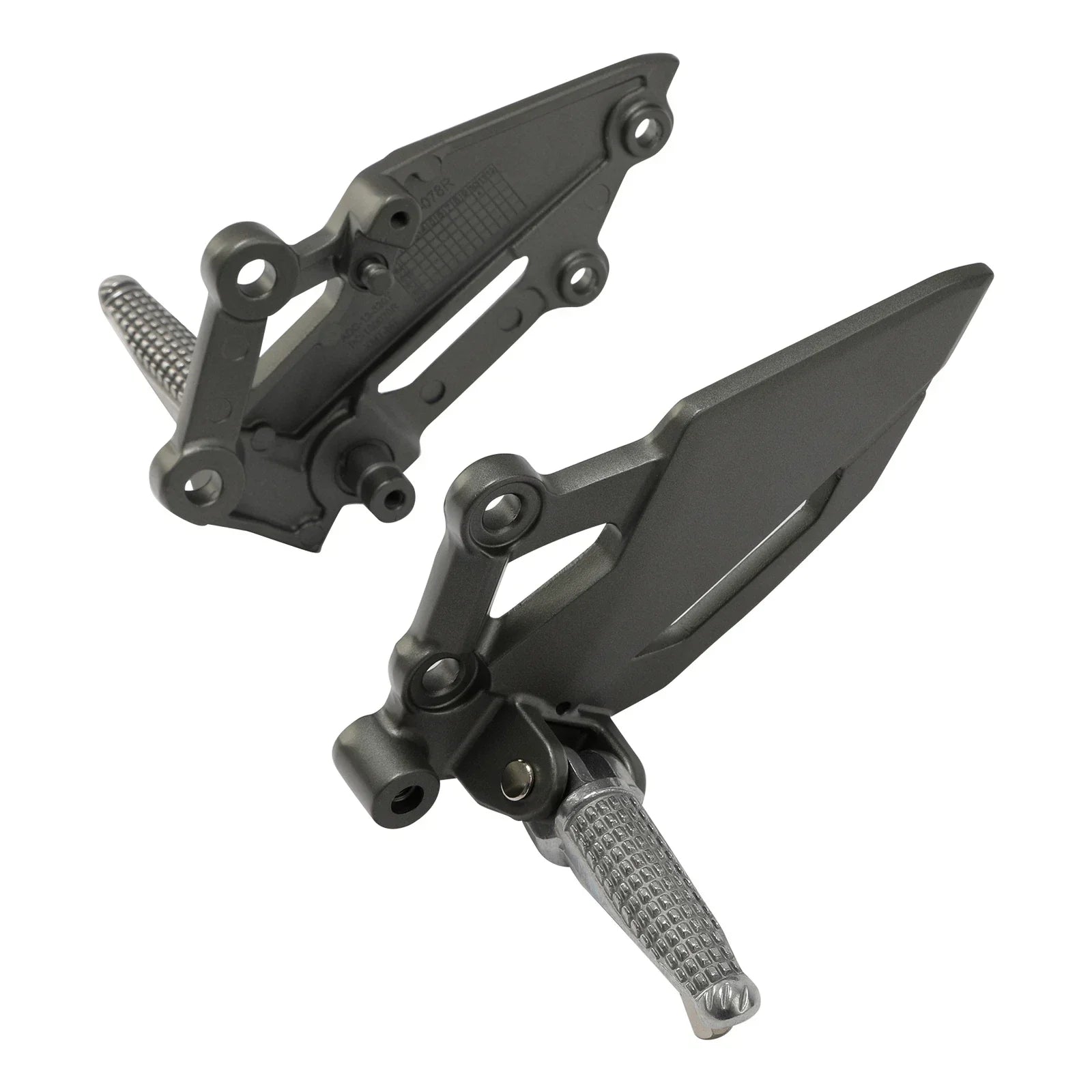 Driver & Passenger Footpegs Footrests Bracket for Kawasaki Ninja 300 (2013-2017)