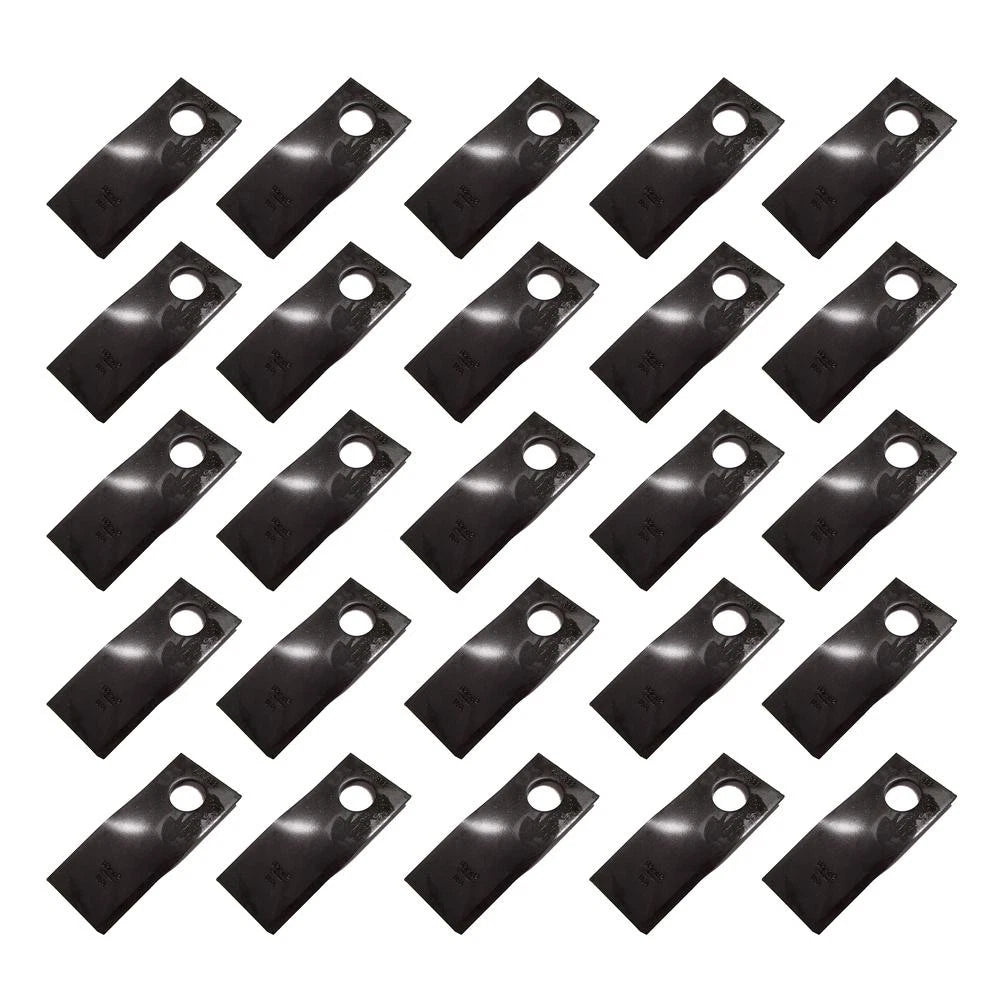 Set of 25 LH Disc Mower Blades for John Deere 1004-1007, DM70, DM80