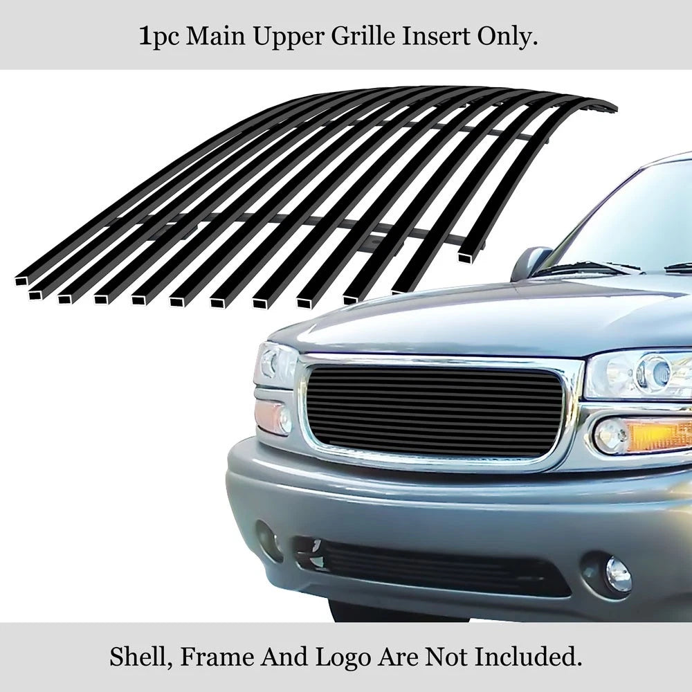Upper Black Billet Grille for GMC Sierra 1500/2500, Yukon (1999-2006)
