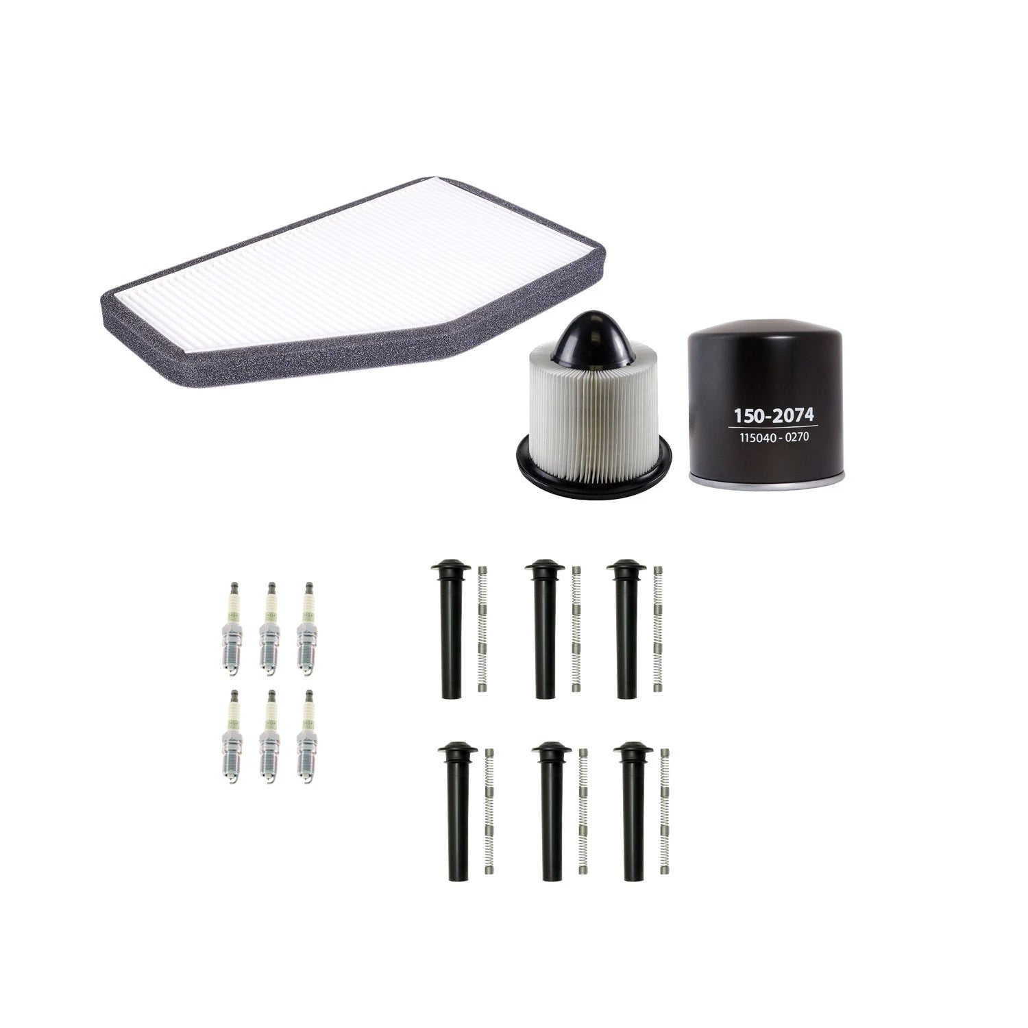Tune Up Kit with NGK 6 Spark Plugs & Boots for Mazda Tribute (2008)