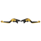 CNC Extendable Brake Clutch Levers for Benelli TRK502/X BN302S (2015–2019) Gold
