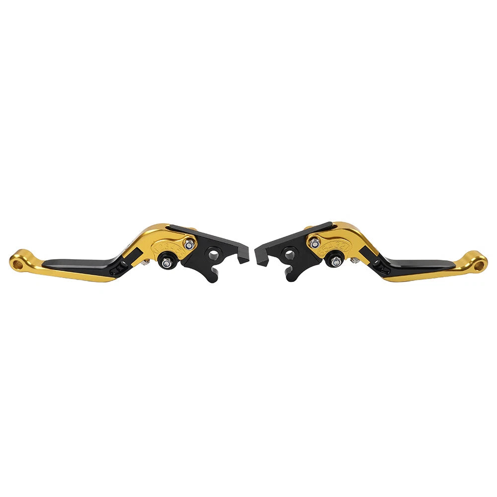 CNC Extendable Brake Clutch Levers for Benelli TRK502/X BN302S (2015–2019) Gold