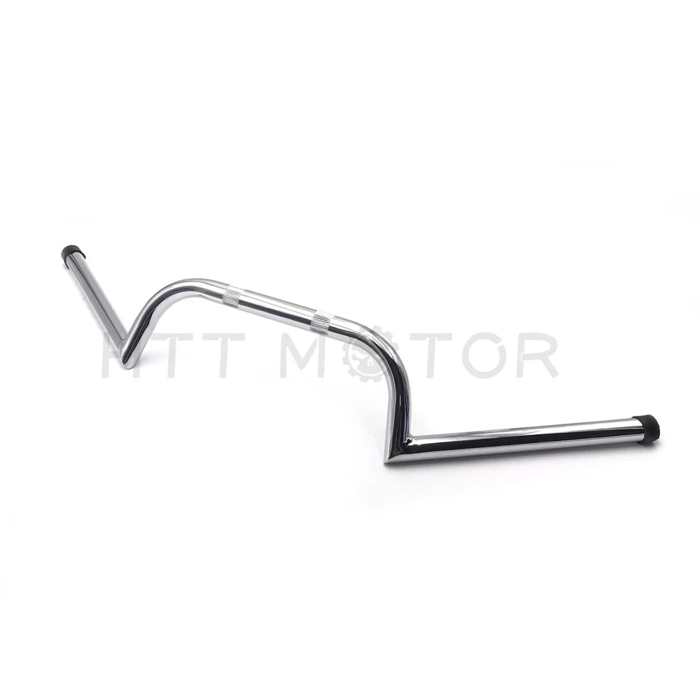 7/8" Chrome Motorcycle Drag Bar Handlebar for Harley Honda Suzuki Yamaha