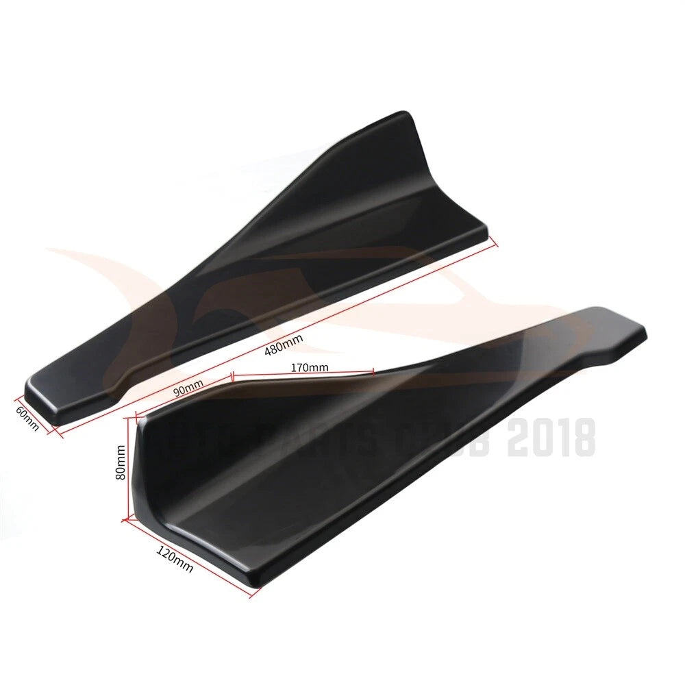 Front Bumper Lip and Side Skirt Splitter for BMW