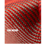 12" x 60" Carbon Fiber Kevlar Cloth Fabric 3K 2x2 Twill Weave 220gsm