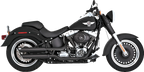 Vance & Hines Twin Slash 3" Slip-On Mufflers for Harley Davidson (2006–2023)
